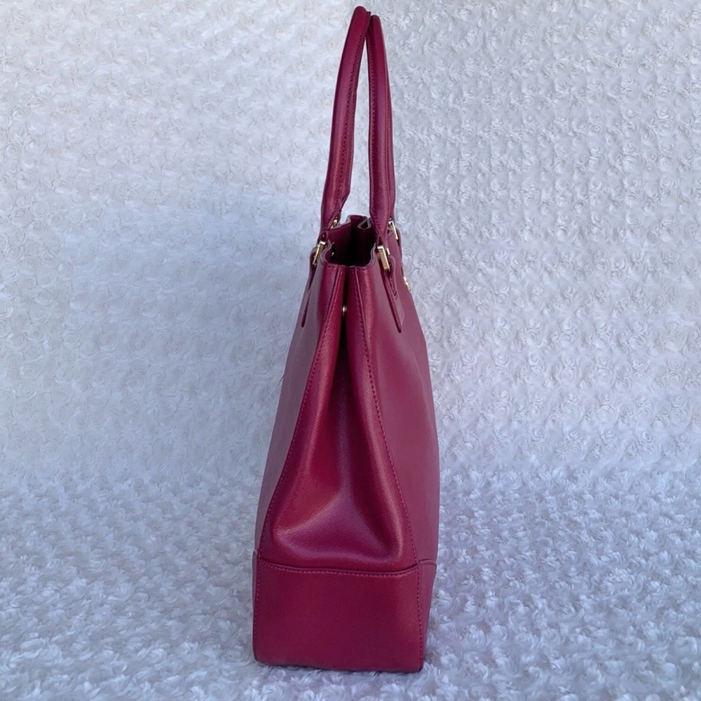NWT Tory Burch Robinson East West Tote - Raspberry - Picture 5 of 8